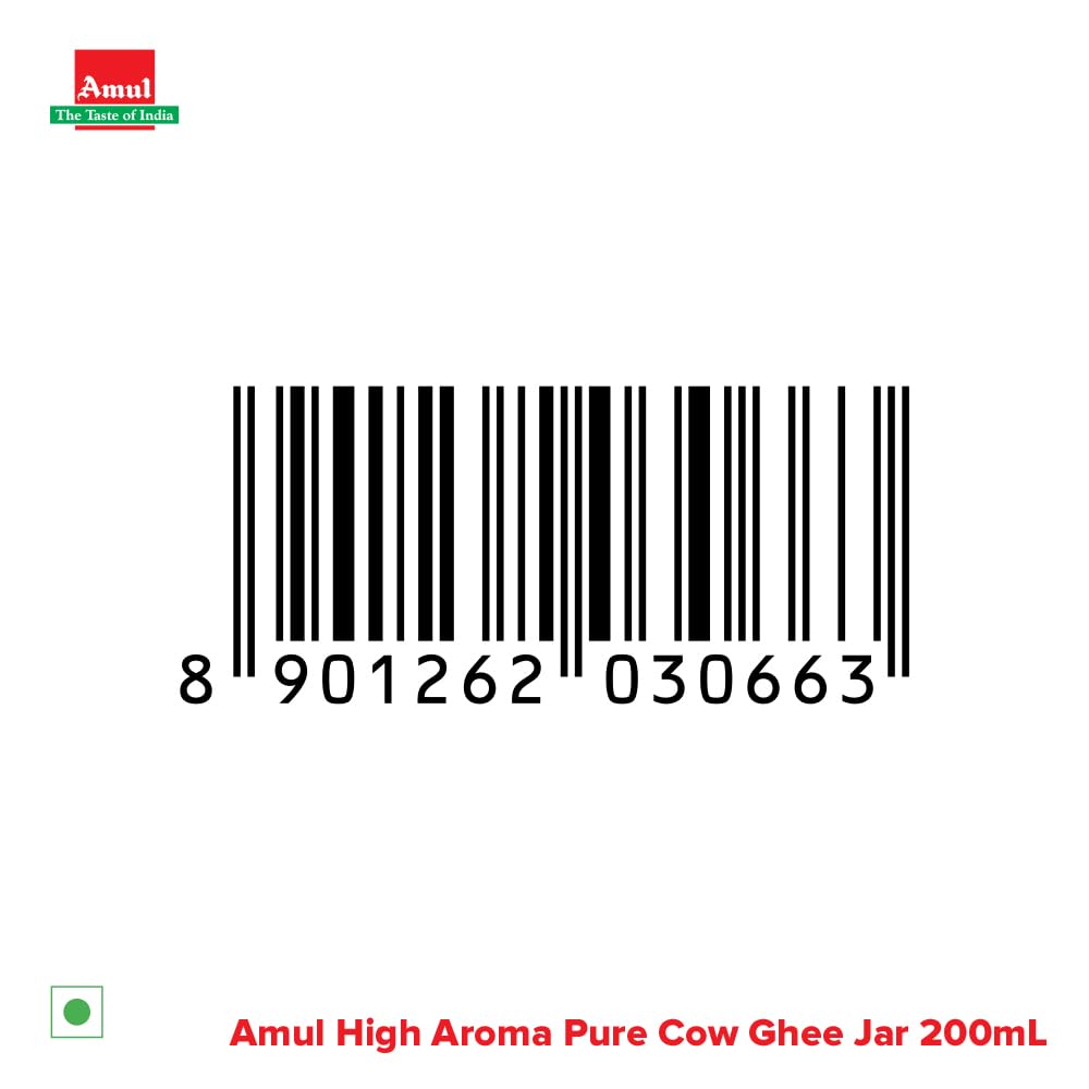 Amul High Aroma Cow Ghee, 200 Ml Jar