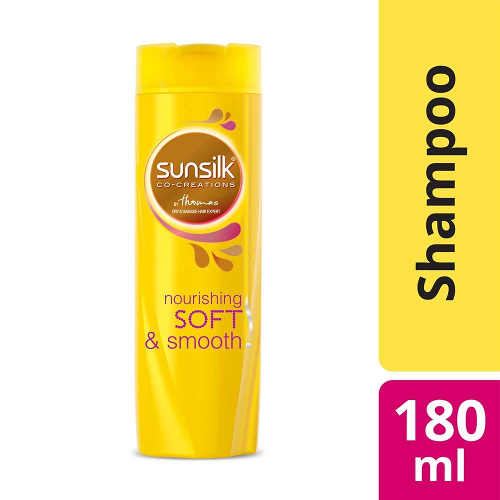 Sunsilk Nourishing Soft and Smooth Shampoo, 180ml