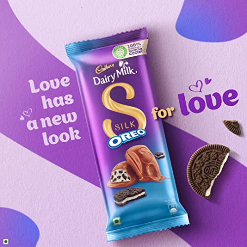 Cadbury Dairy Milk Silk Oreo Chocolate Bar, 60 g (Pack of 7).