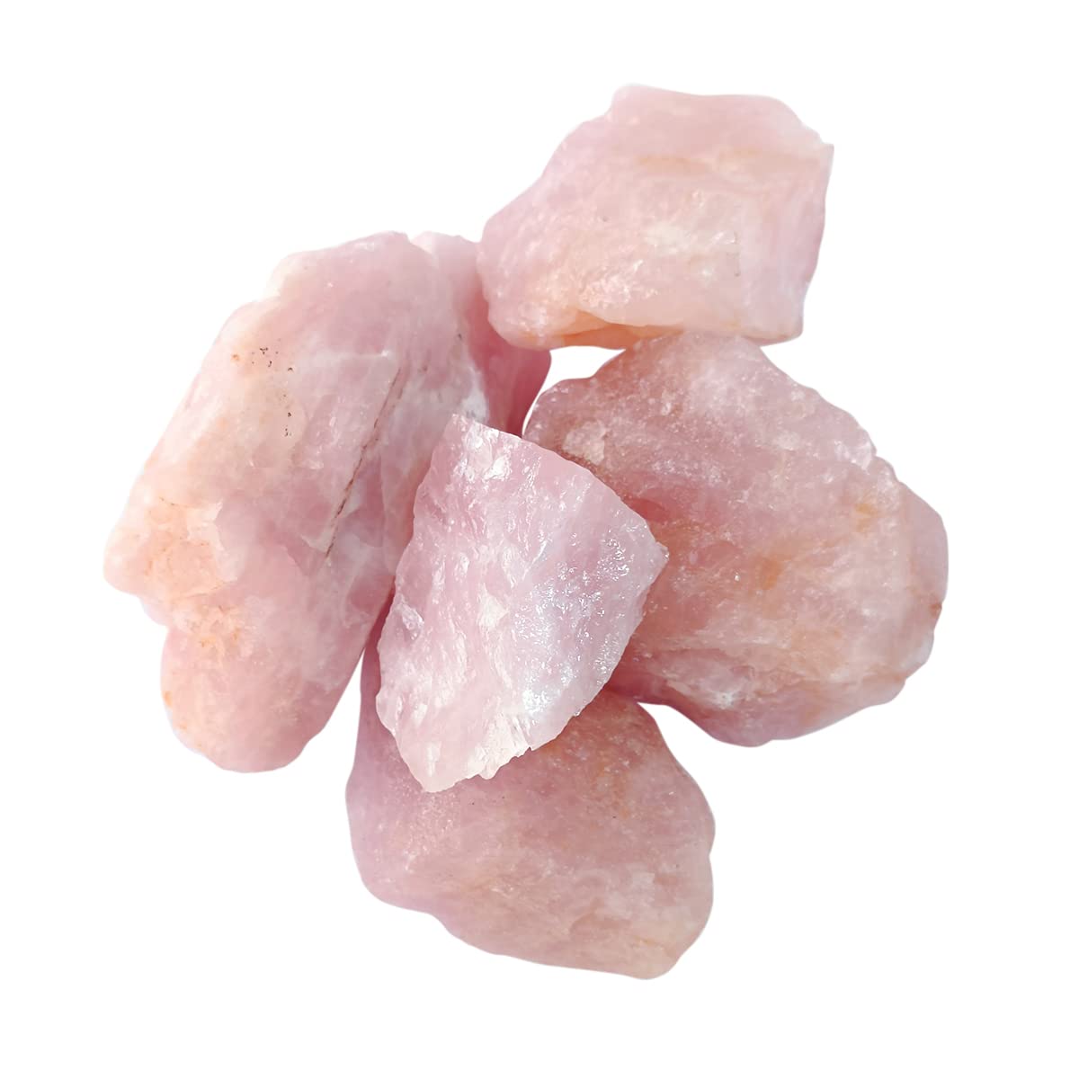 Shubhanjali Original Healing Crystal Raw Rose Quartz Stone for Reiki, Vastu, Meditation & Home Décor | 200gm | Natural Crystal Stone Gem Stone | Natural Crystals Products | Perfect Gift