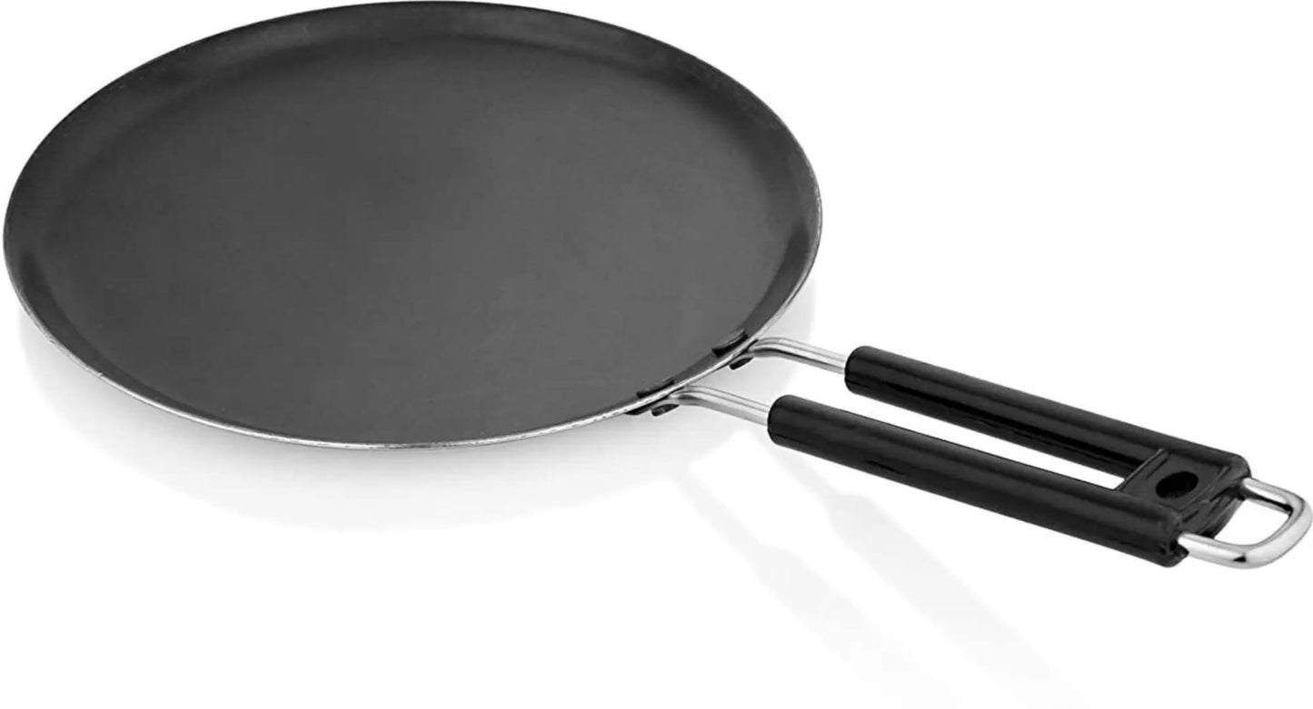 Traditional Cooking Excellence: Heavy-Duty Cast Iron Dosa Tawa - 9 inch Tawa 22.5 cm Diameter (Cast Iron) Iron-DOSA-TAWA