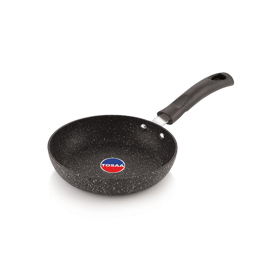 Tosaa Stone Power Induction Mini Pan Non Stick|Omelette Pan Non Stick | Egg Pan | Frying Pan Nonstick |17cm