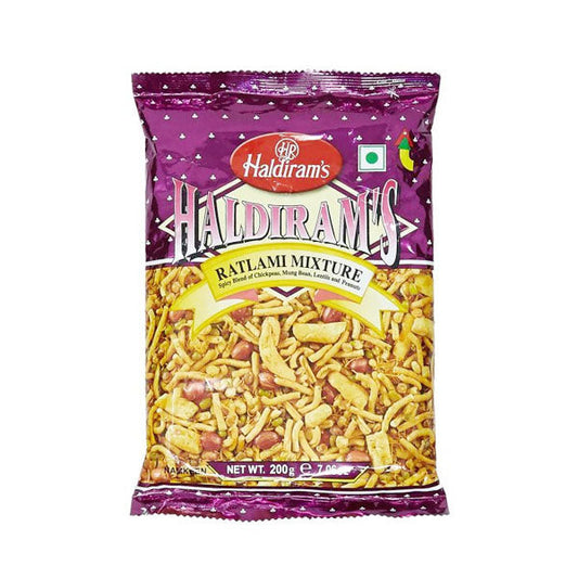 5x Haldirams Ratlami Mixture, 200Gm Pack of 5 (200G each)