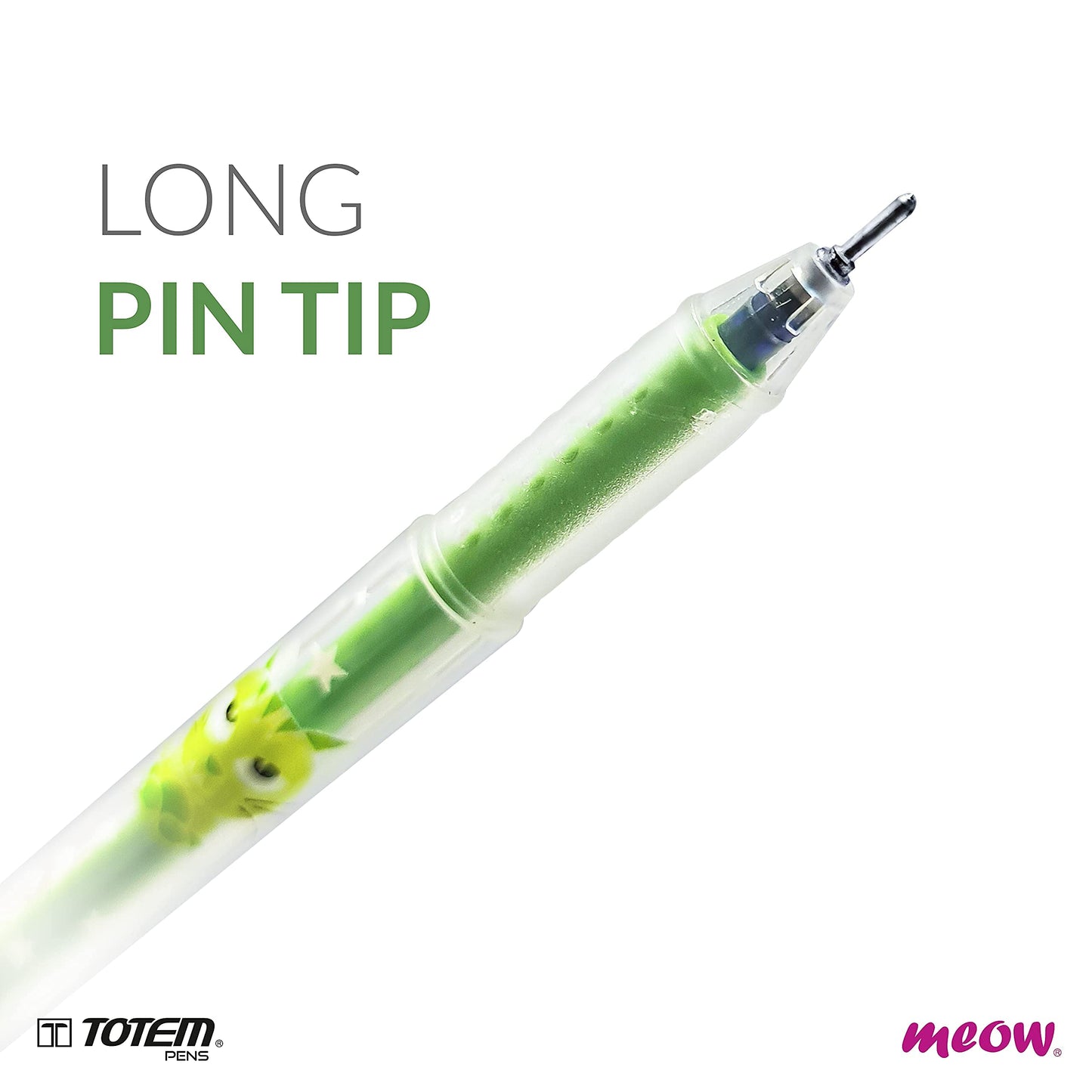 TOTEM Meow Ball Pens | 20 Blue Ink Pens | Theme of Cats Lovers | 0.7 mm Tip | Cute & Stylish Body | Ideal for School,Office & Business | Pens for Writing | Stationery Items | Stick