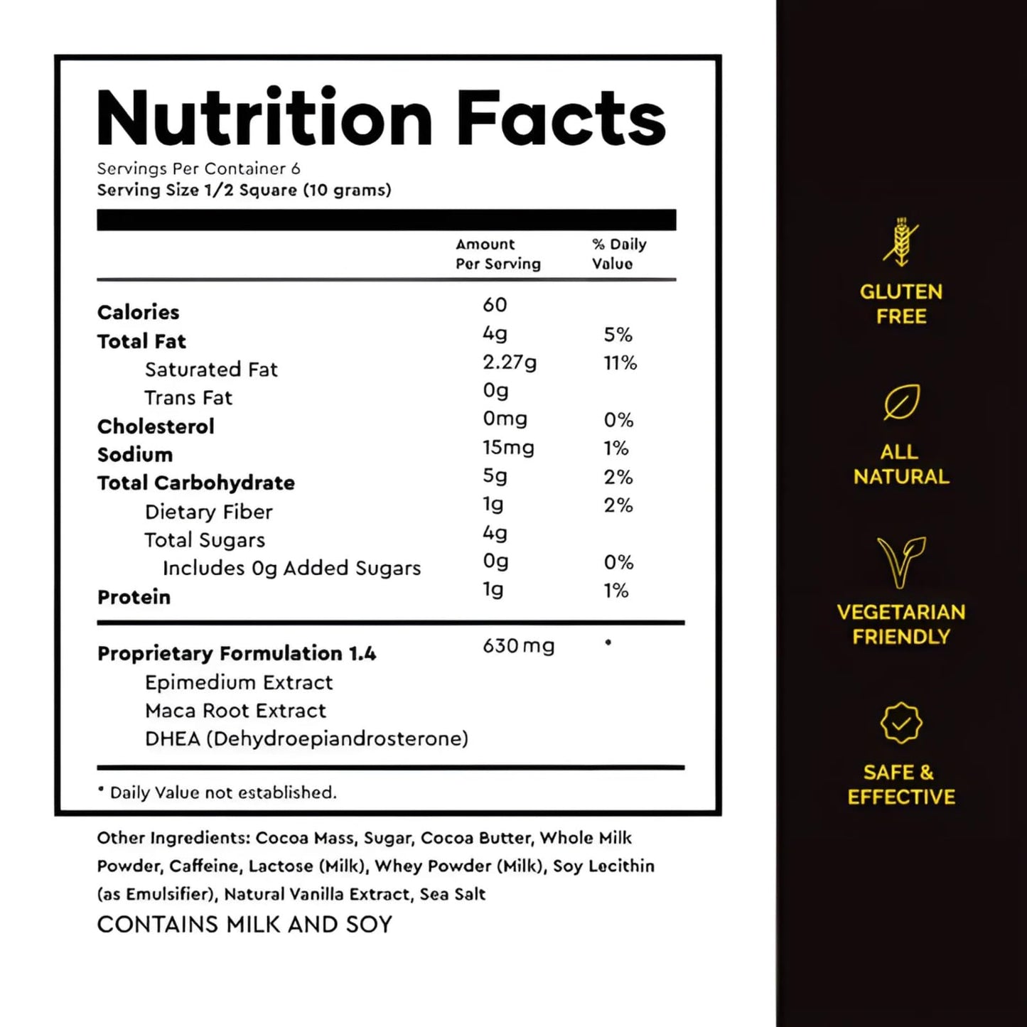 AMORE AROUSE Intimate Chocolate For Couples Uplifting Mood & Vitality Luxurious Dark Chocolate Ideal For Men & Women,Vegetarian