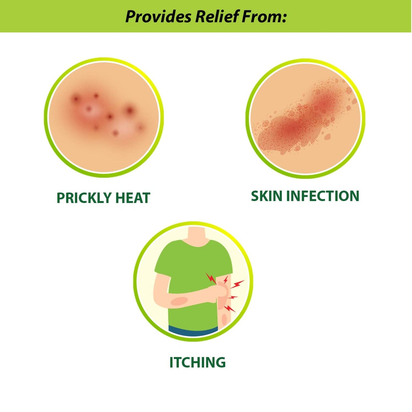 Tetmosol Anti-fungal Dusting Powder - for daily use - fights skin infections, prickly heat, itching - Pack of 2 (2x100gms)