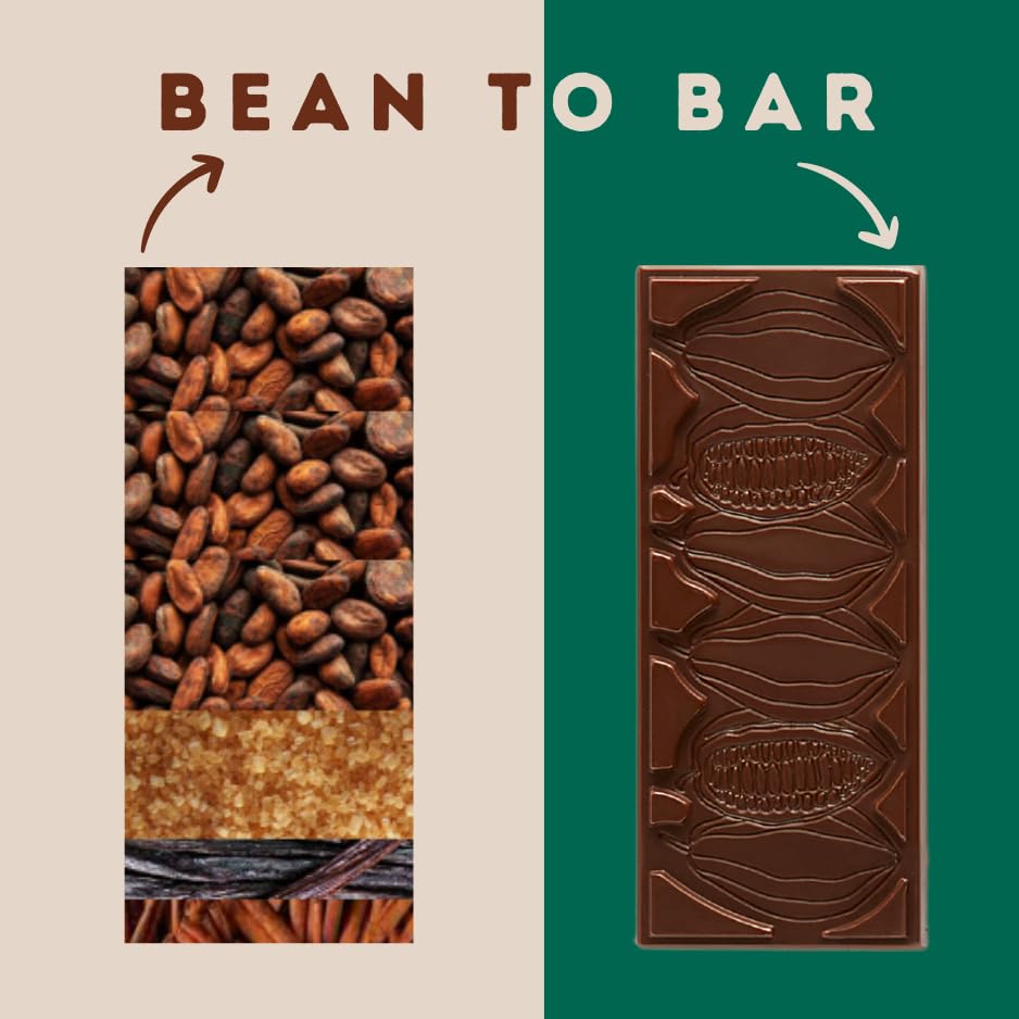 AMBRIONA Daarzel Dark Chocolate Sugar Free 70% Cocoa With Mint Bar Gluten Free Vegan 100% Natural|Sweeten With Stevia|Diabetes Friendly| Daarzel Zero Sugar|50 Gm| Sugarfree