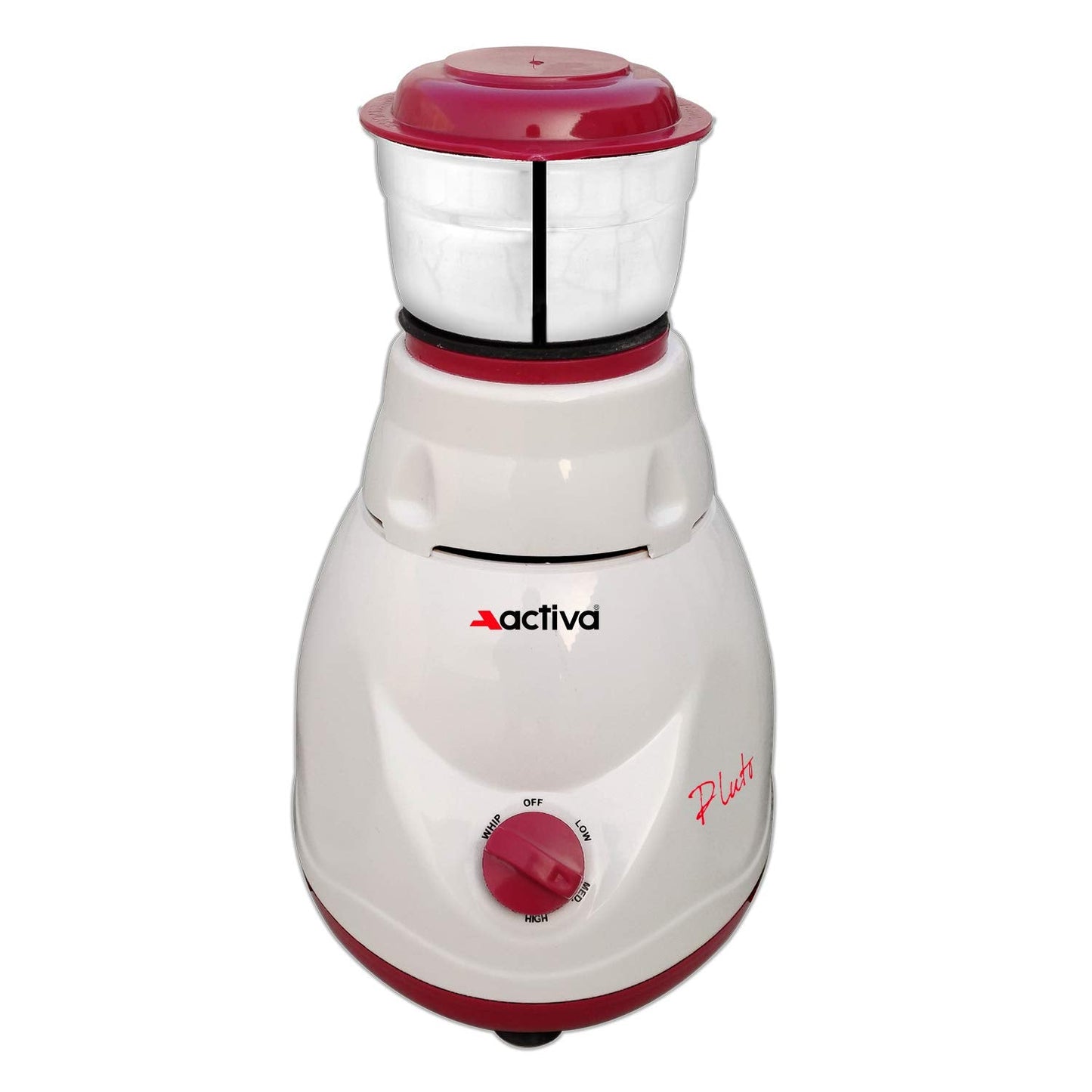 Activa Pluto 2 Jar 500 Watts Mixer Grinder (18 MM) Heavy Duty Motor Grinder (ABS BODY) comes with 3 year warranty