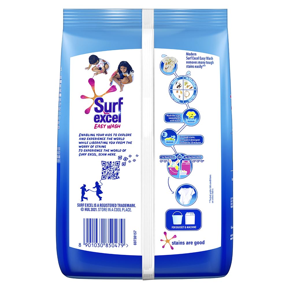 Surf Excel Easy Wash Detergent Powder - 500 g