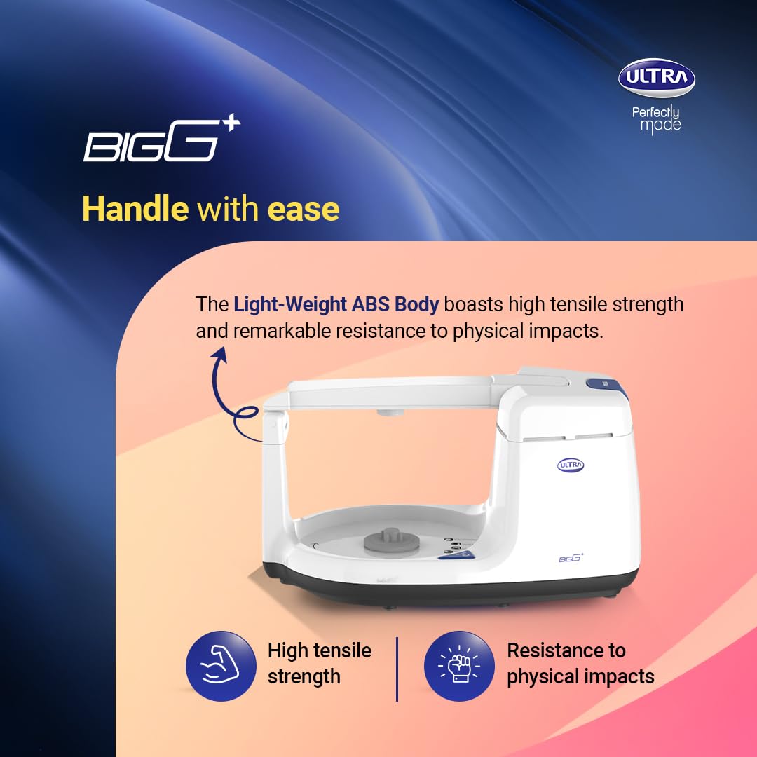 Ultra Stainless Steel Bigg+ 2.5L Wet Grinder (Blue)