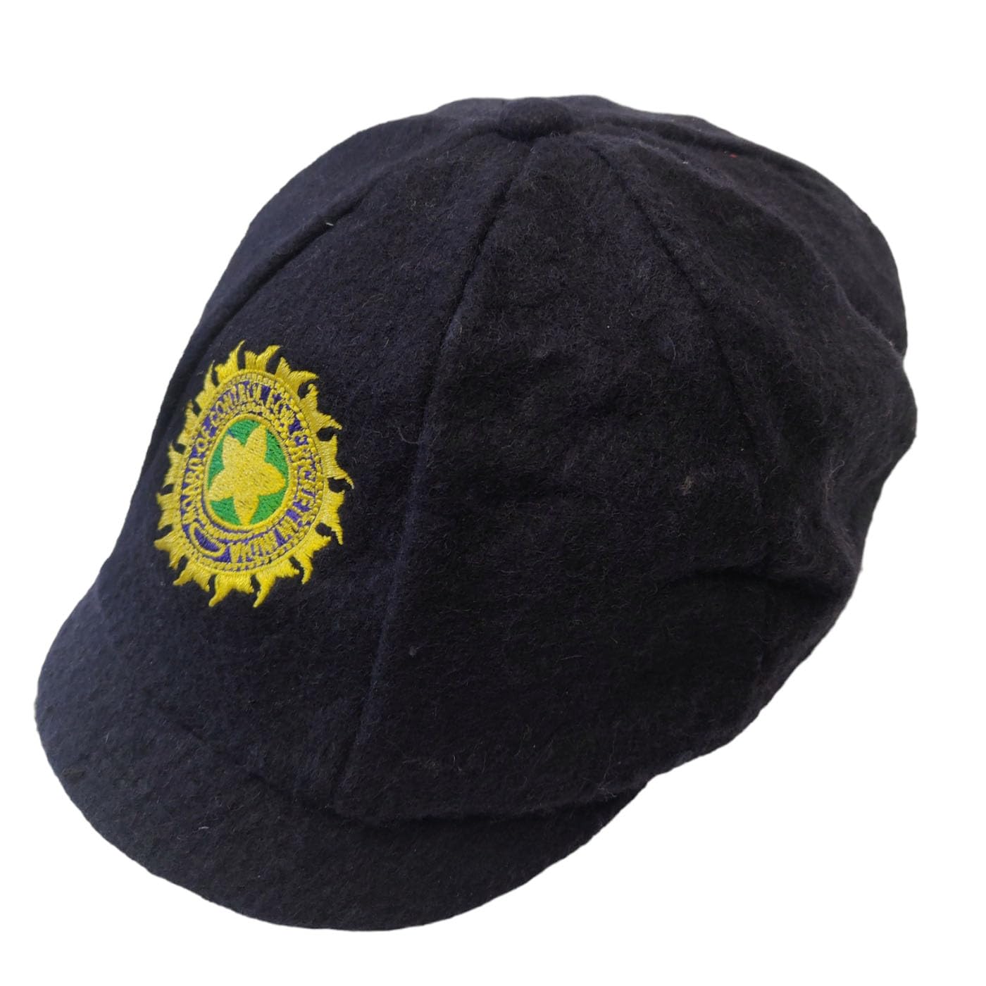 C CLASSIC Woollen Baggy India Test Cricket Cap Blue