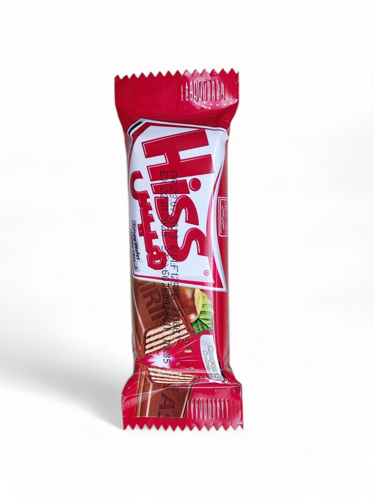 24x Hiss 2 Finger Wafer Chocolate - Pack of 24 pcs - 504g