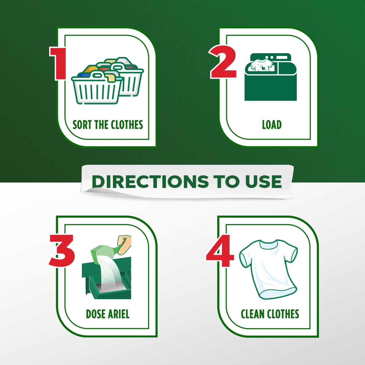 Ariel Complete Detergent Washing Powder- 4Kg Value Pack