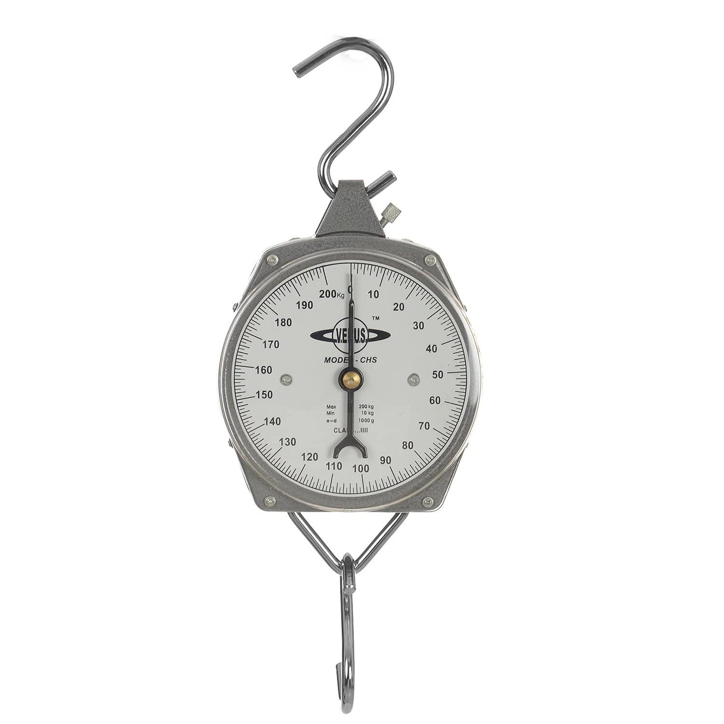 Atipriya Venus Commercial Hanging Weighing Scale - 200Kg, Silver