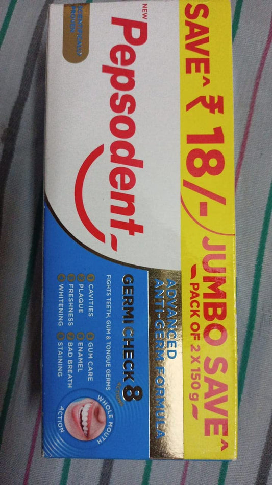 Big Bazaar Combo - Pepsodent Toothpaste Germicheck, 150g (Buy 3 Get 1, 4 Pieces) Promo Pack