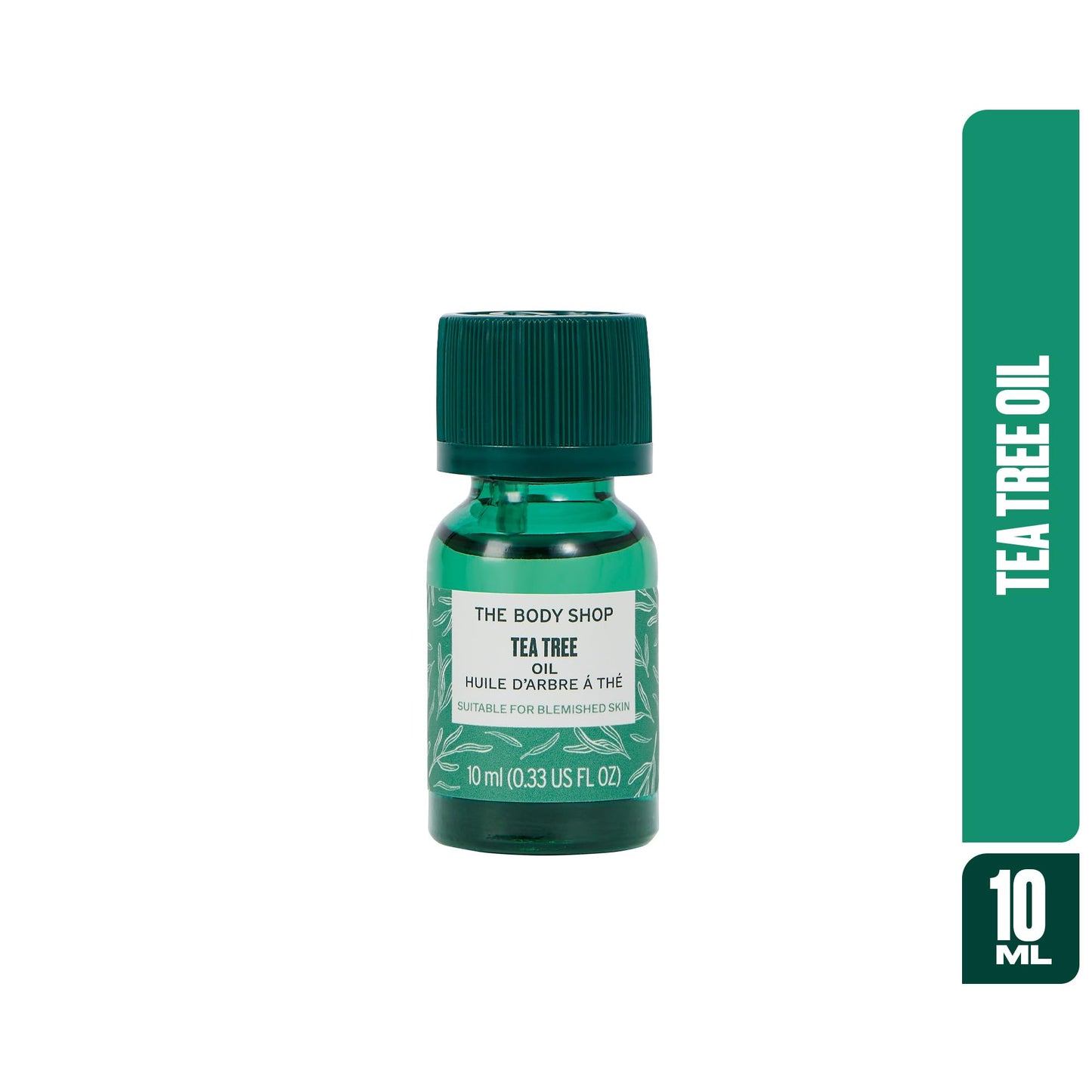 The Body Shop Vegan Tea Tree Oil, 10 ML - For Oily, Blemished Skin| Purifying| Vegan