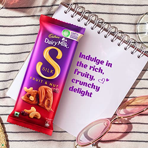 Cadbury Dairy Milk Silk Fruit and Nut Chocolate Bar, 137 g (Pack of 3)