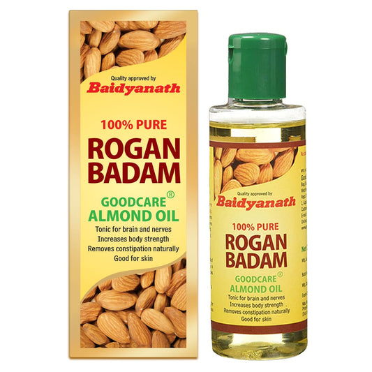 4x Baidyanath Vansaar Rogan Badam (Almond) Oil - Pack of 4 (100ml each)