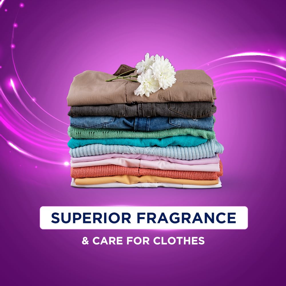 Surf Excel Matic Front Load Liquid Detergent 4L Refill Pouch, Designed for Tough Stain Removal on Laundry in Washing Machines - Mega Saver Pack