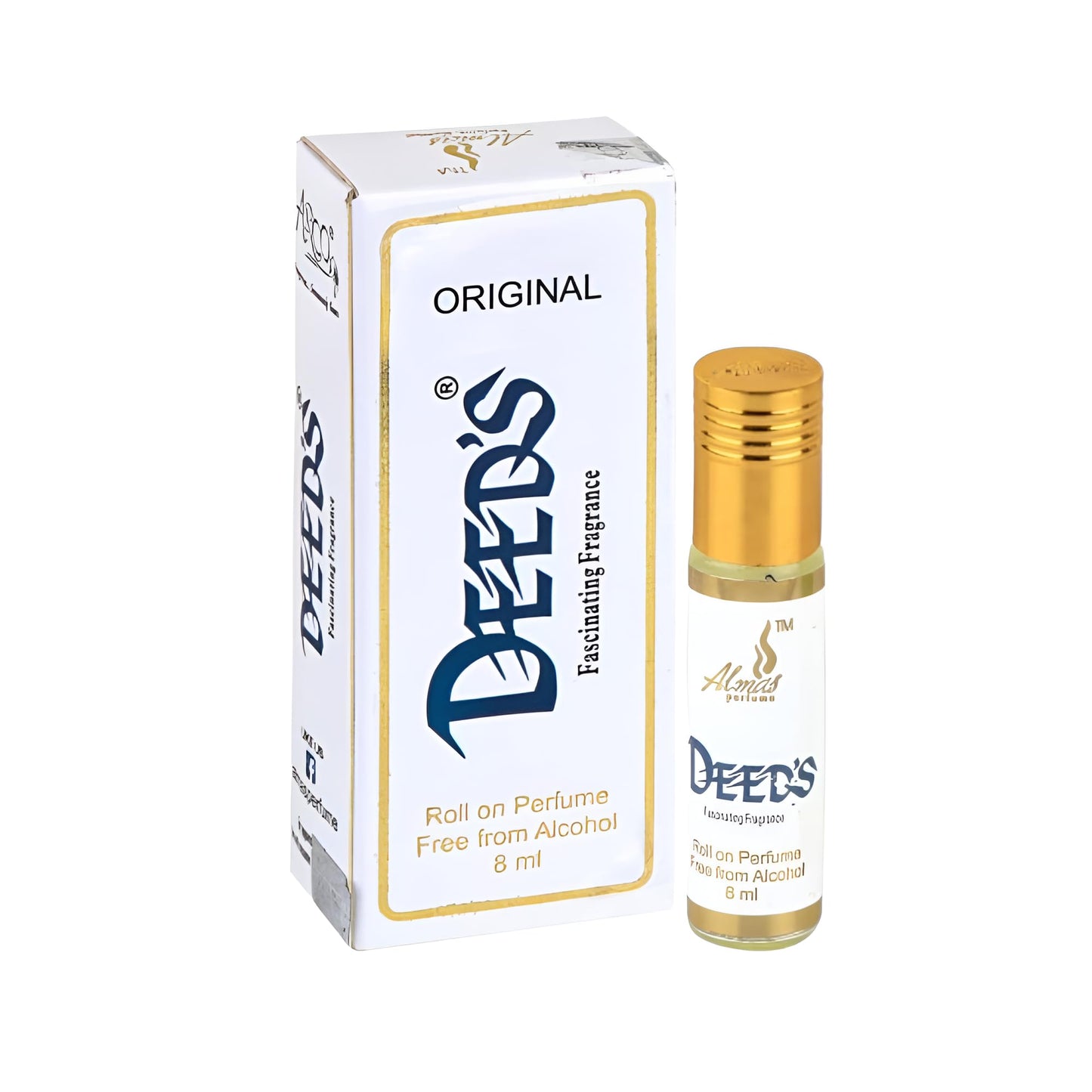 Almas Fascinating DEEDS Long Lasting Attar (Combo Pack of 6-8ml Each) 48ml Floral Non Alcoholic Liquid Attar With Delightful Fragrances