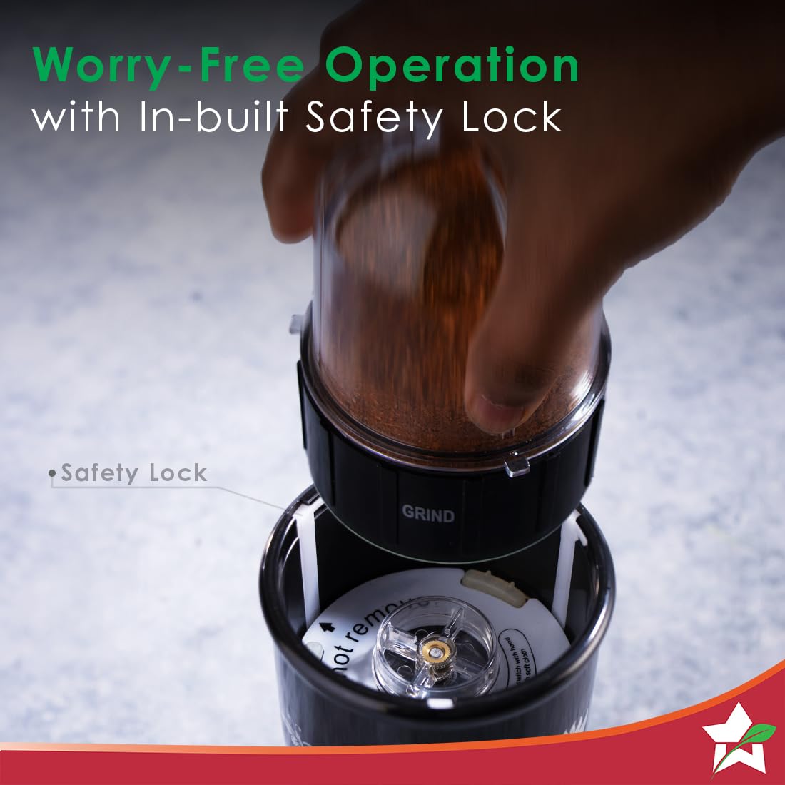 Wonderchef Nutri-blend Mixer Grinder Blender, Smoothie Maker, 3 Unbreakable Jars (Blending, Grinding, and Sipper Jar), 500W 22000 RPM 100% Full Copper Motor, SS Blades, 2 Year Warranty, Black