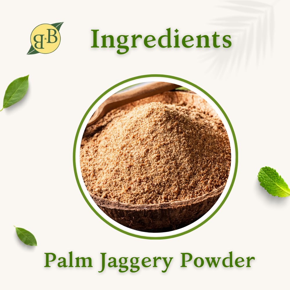 B&B Organics Karupatti/Palm Jaggery Powder - 1 kg/Traditional Palm Jaggery powder/Karupatti Thool