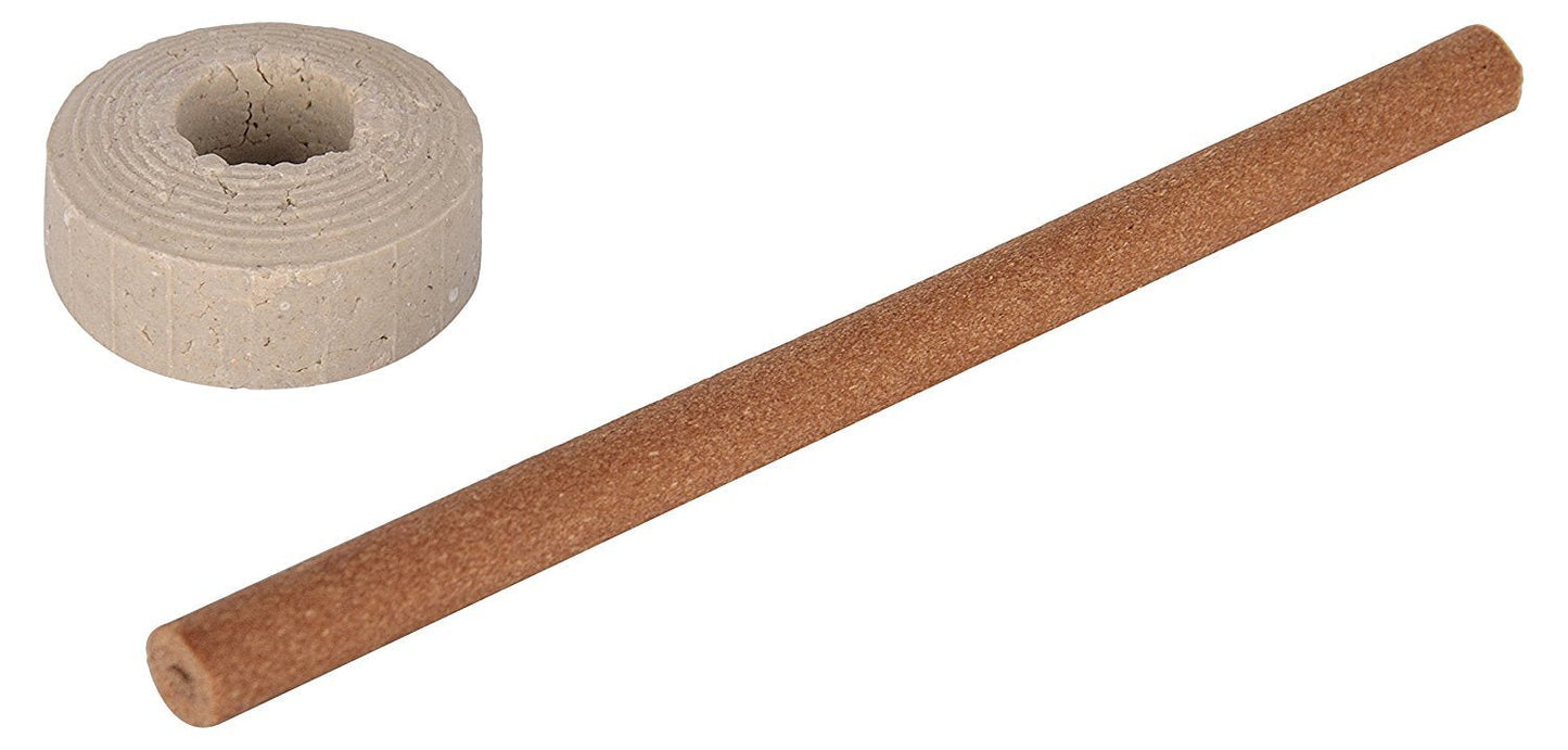 Betala Fragrance Loban Flavour Dhoop Sticks for Pooja, Pack of 200 Gm Dhup Batti with Holder, Agarbatti, Incense Stick, Sandal, Cones, Cup, Sambrani (200 Gm, LOBAN)