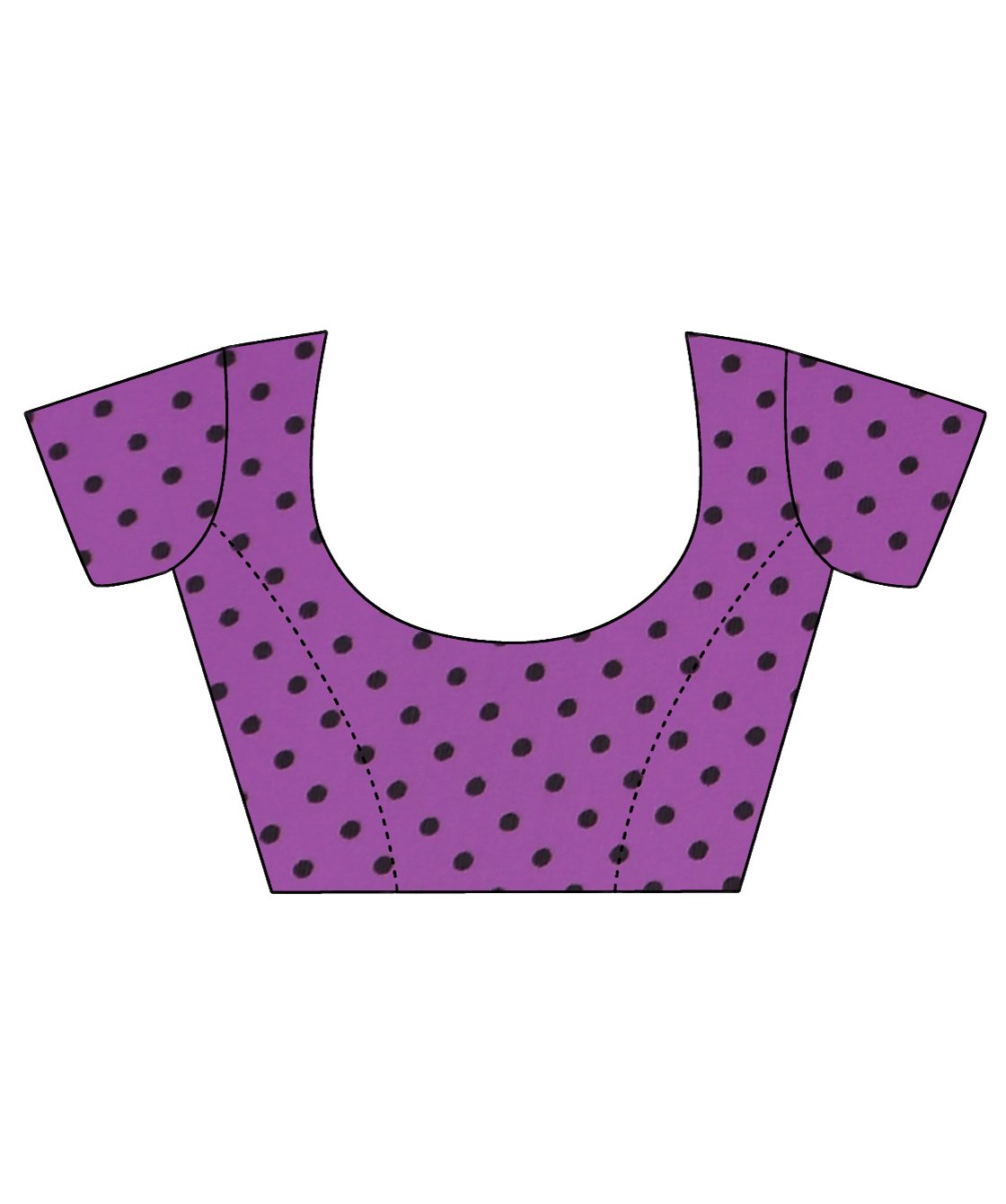 Anand Sarees Women's Georgette Saree With Blouse Piece (1262_4_multicolour_Free size_Purple)