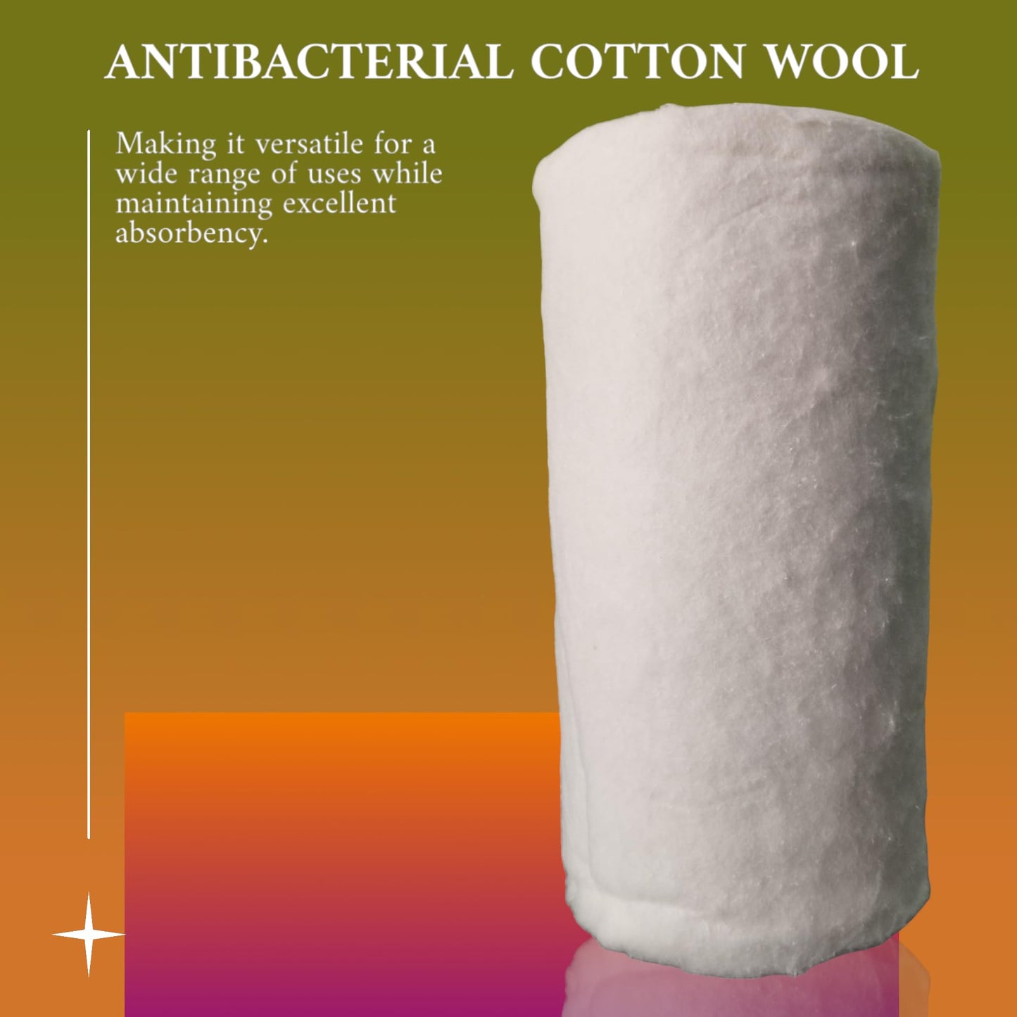 AdviCare Absorbent Pure Cotton Wool for Multipurpose use,Cotton Wool can use for First-Aid, Clinical Use, Makeup Remover, Salon, Beauty Baby care & art and Craft pack of 500gms -White