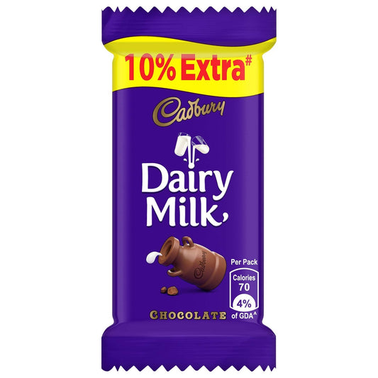 Cadbury Dairy Milk Chocolate Bar, 13.2g