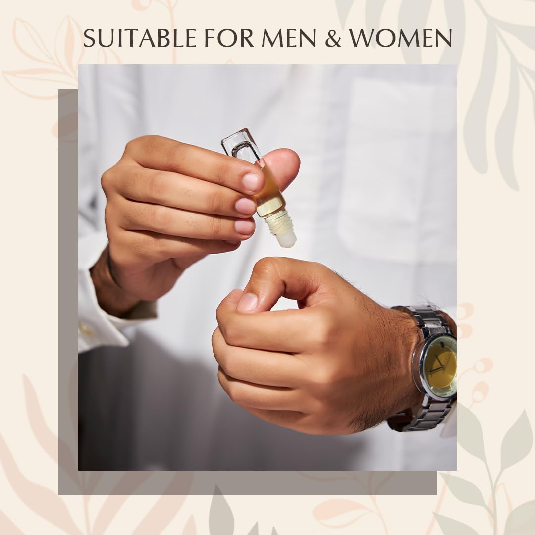 Sandalia Ambari Attar Oil by Dukhni | Arabic perfume oils for men and women | 100% pure ittar roll on perfume, chandan, sandal, sandalwood oil | Eid, Ramadan Gifts, Non Alcoholic & Vegan Islamic Fragrances