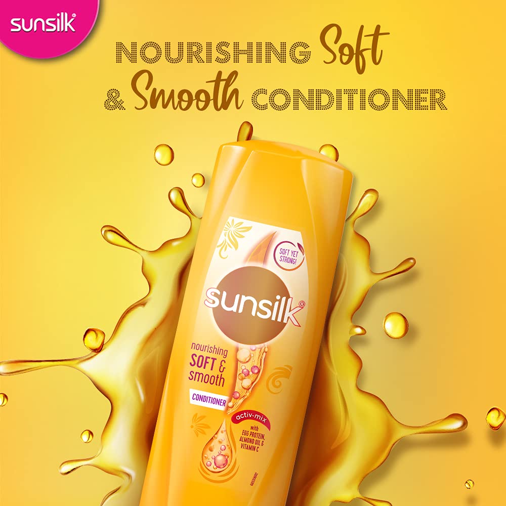 Sunsilk Nourishing Soft & Smooth Conditioner 180 Ml - All Skin Type,Liquid