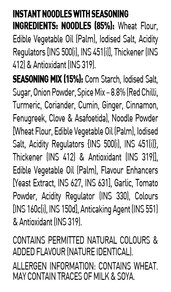 Top Ramen Instant Noodles, Curry, 70 g (Pack of 10)