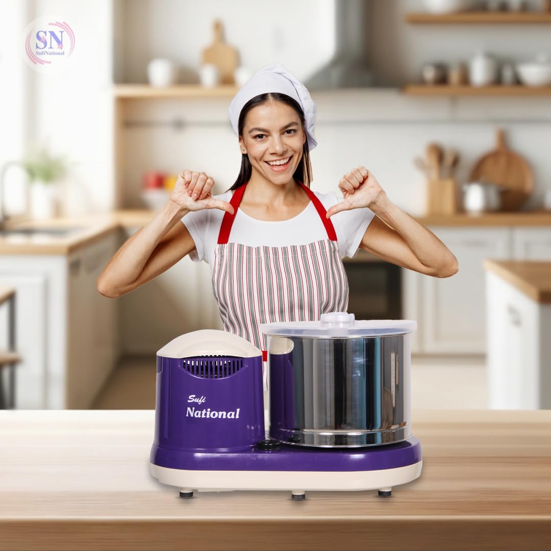 Sufi National Abs Smart Wet Grinder, 2L (Blue) Output - 150 watts, Input 230 V (Blue)