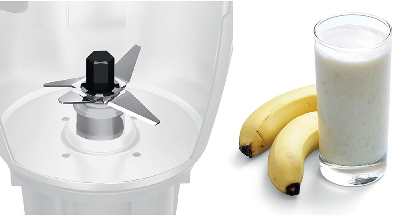 Bosch TrueMixx Pro Mixer Grinder MGM8842MIN, 1000W 4 Jars Black