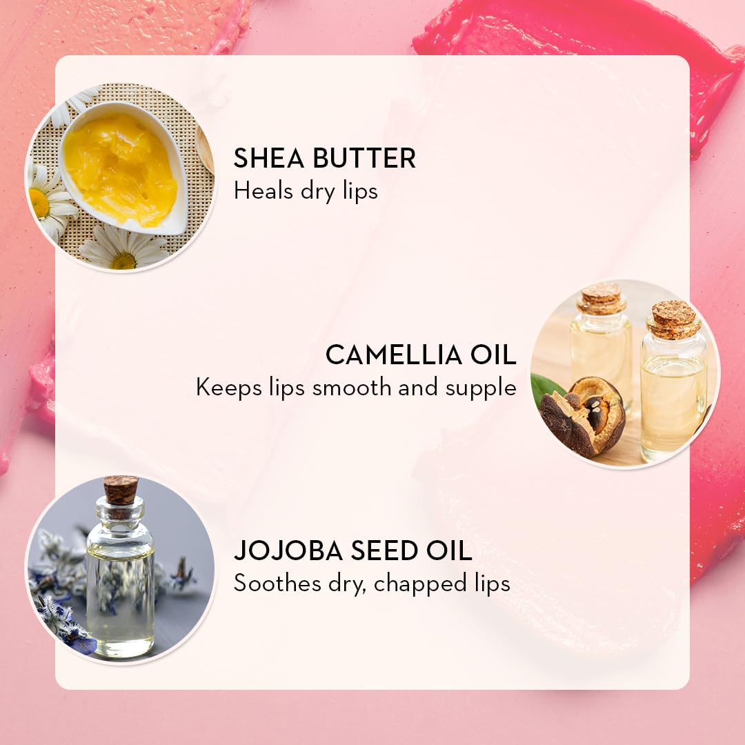 SUGAR Cosmetics Tipsy Lip Balm For Dry & Chapped Lips With Vitamin E, Shea Butter and Jojoba Oil | Lip Protection & Nourishment | LipBalm with SPF | 4.5gm - 02 Cosmopolitan