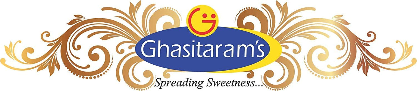 3x GHASITARAM'S  Farsan Samosa With Free Silver Plated Coin, 300 gm each - Pack of 3