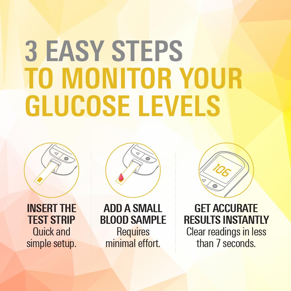 ARKRAY Glucocard G+ Advance glucometer machine | FREE 50 bottlepack Test Strips + 25 Trustlet Lancets + 1 Lancing device | Made in India | Designed with Advanced Japanese Technology