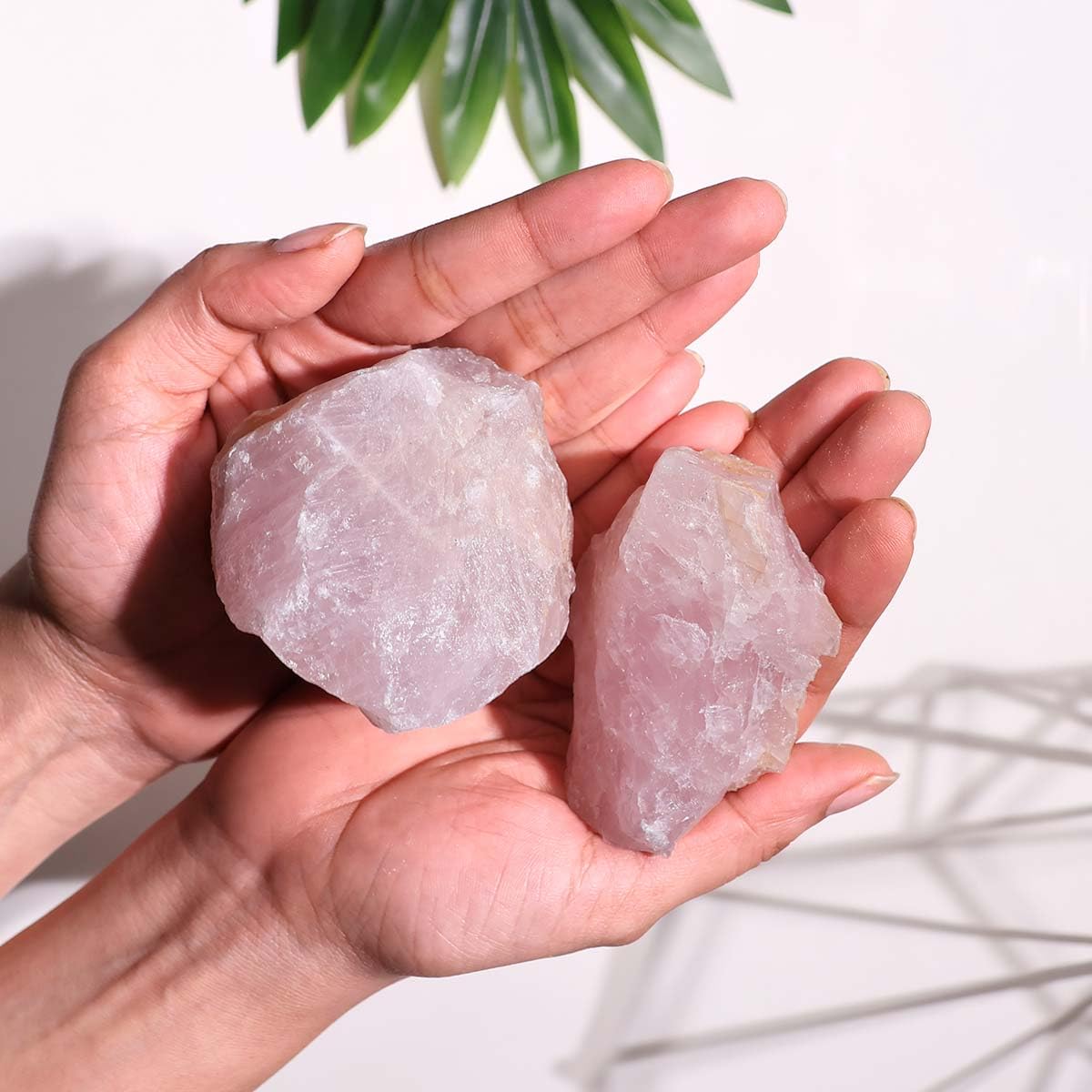 Shubhanjali Original Healing Crystal Raw Rose Quartz Stone for Reiki, Vastu, Meditation & Home Décor | 200gm | Natural Crystal Stone Gem Stone | Natural Crystals Products | Perfect Gift