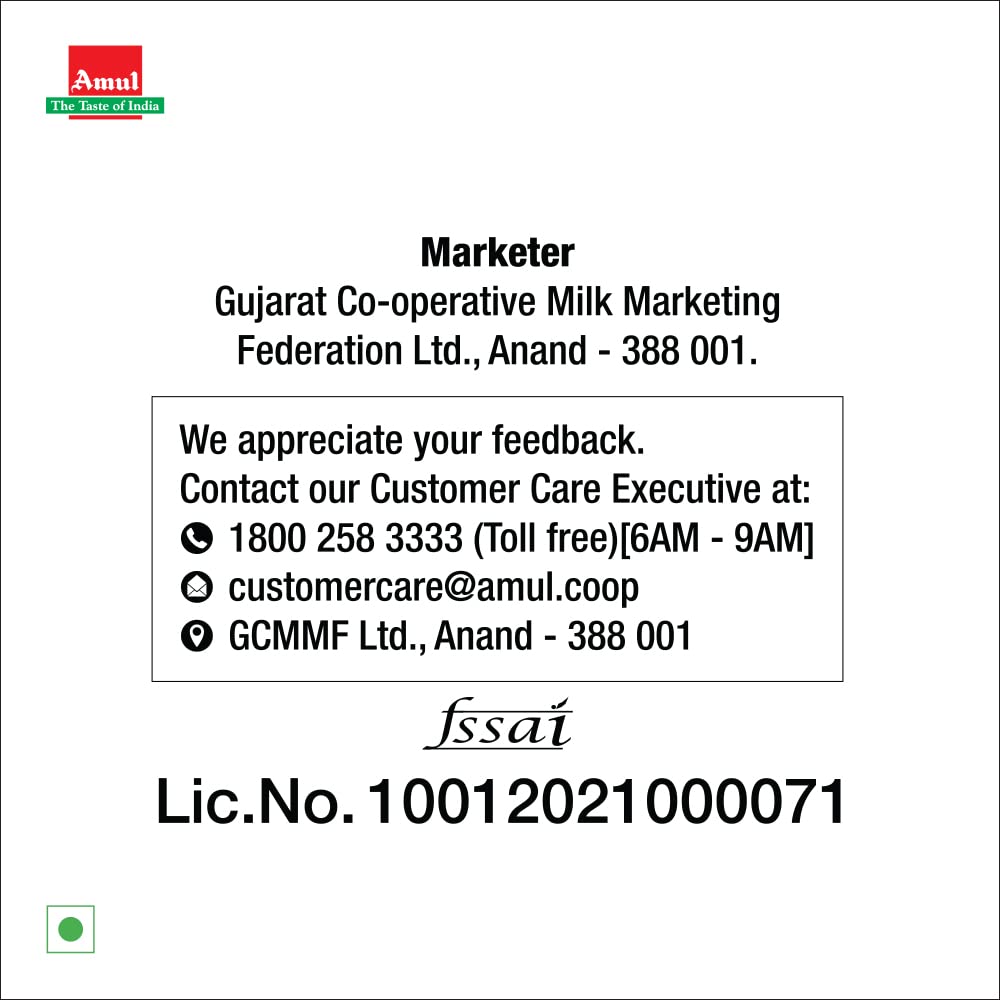 Amul Cow Ghee, 1 Liter Tetra Pk