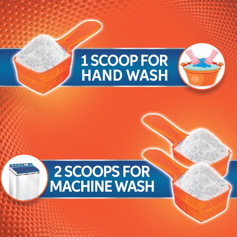 Tide Plus Double Power Detergent Washing Powder Jasmine & Rose 6kg + 2kg FREE