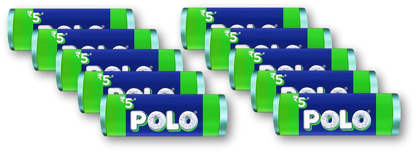 10x Polo The Mint With The Hole 15g (Pack of 10)