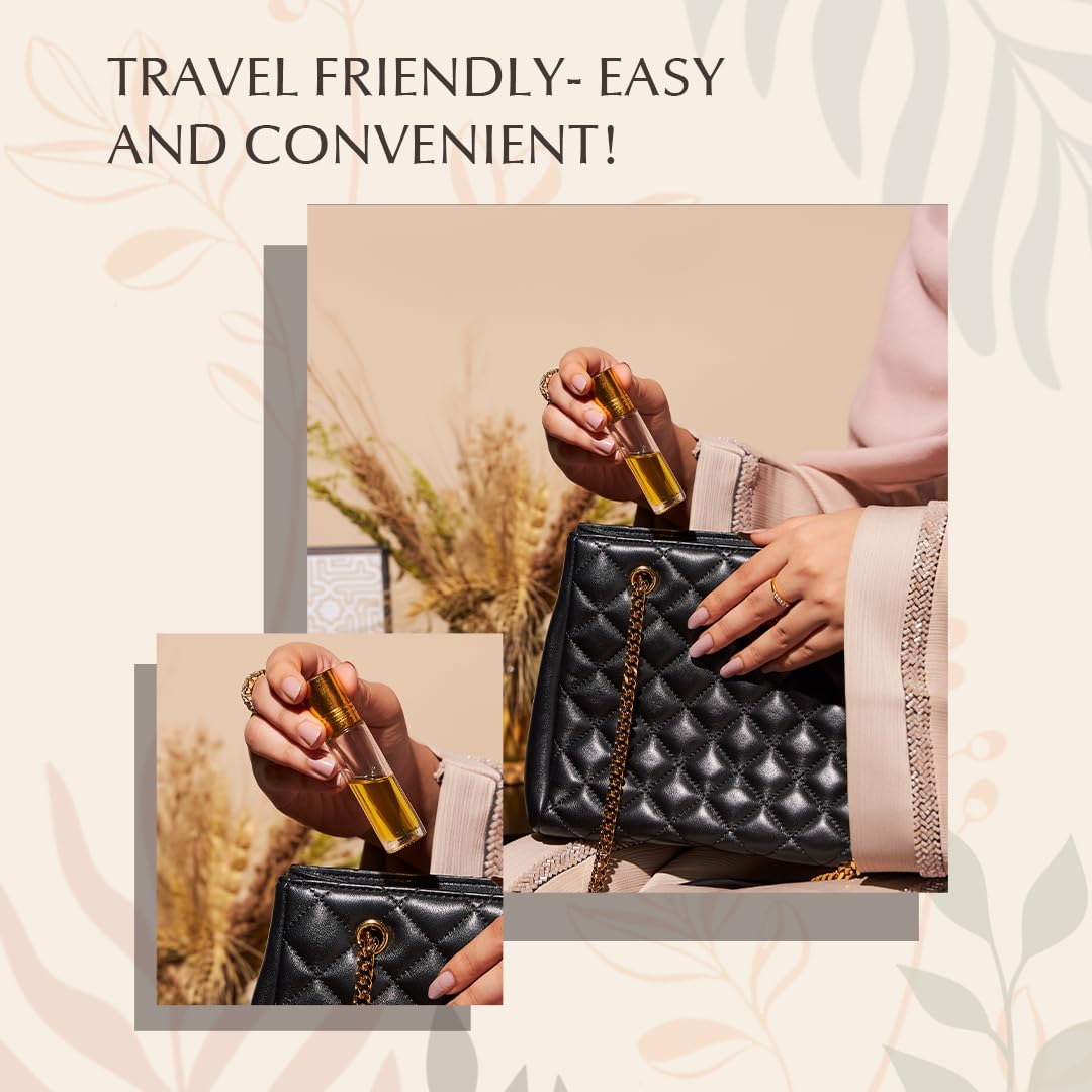 Sandalia Ambari Attar Oil by Dukhni | Arabic perfume oils for men and women | 100% pure ittar roll on perfume, chandan, sandal, sandalwood oil | Eid, Ramadan Gifts, Non Alcoholic & Vegan Islamic Fragrances