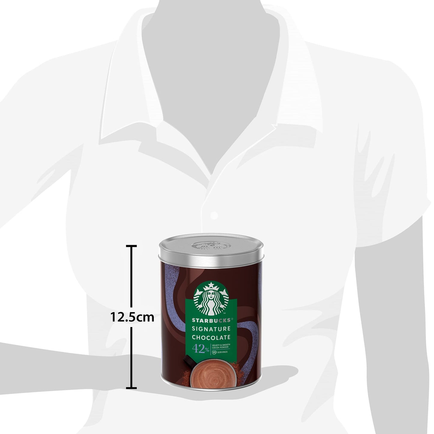 Starbucks Signature Chocolate 42% Velvety &Smooth Cocoa Powder TIN 330G