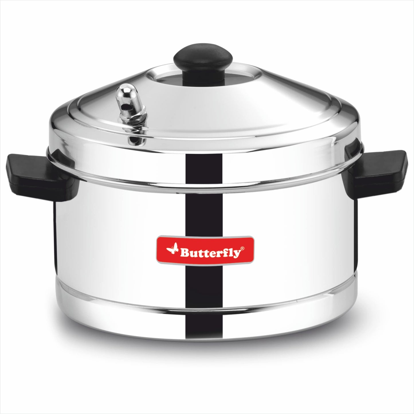 Butterfly Friendly Aluminium Idli Cooker with 4 Stainless Steel Idli Plates