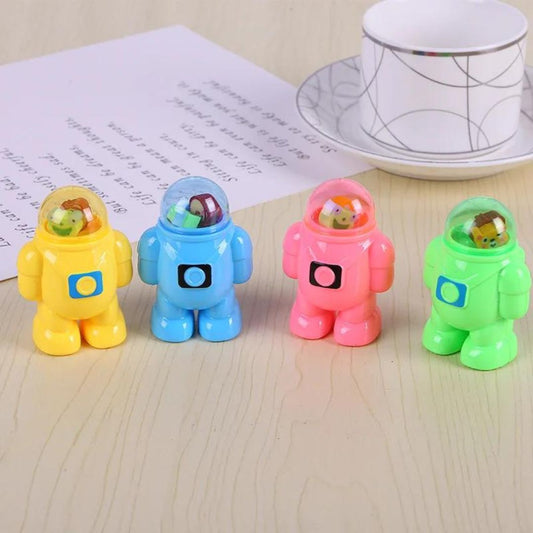 Space Explorer Pencil Sharpener: Portable Astronaut-Inspired Design ( Pack of 1 )