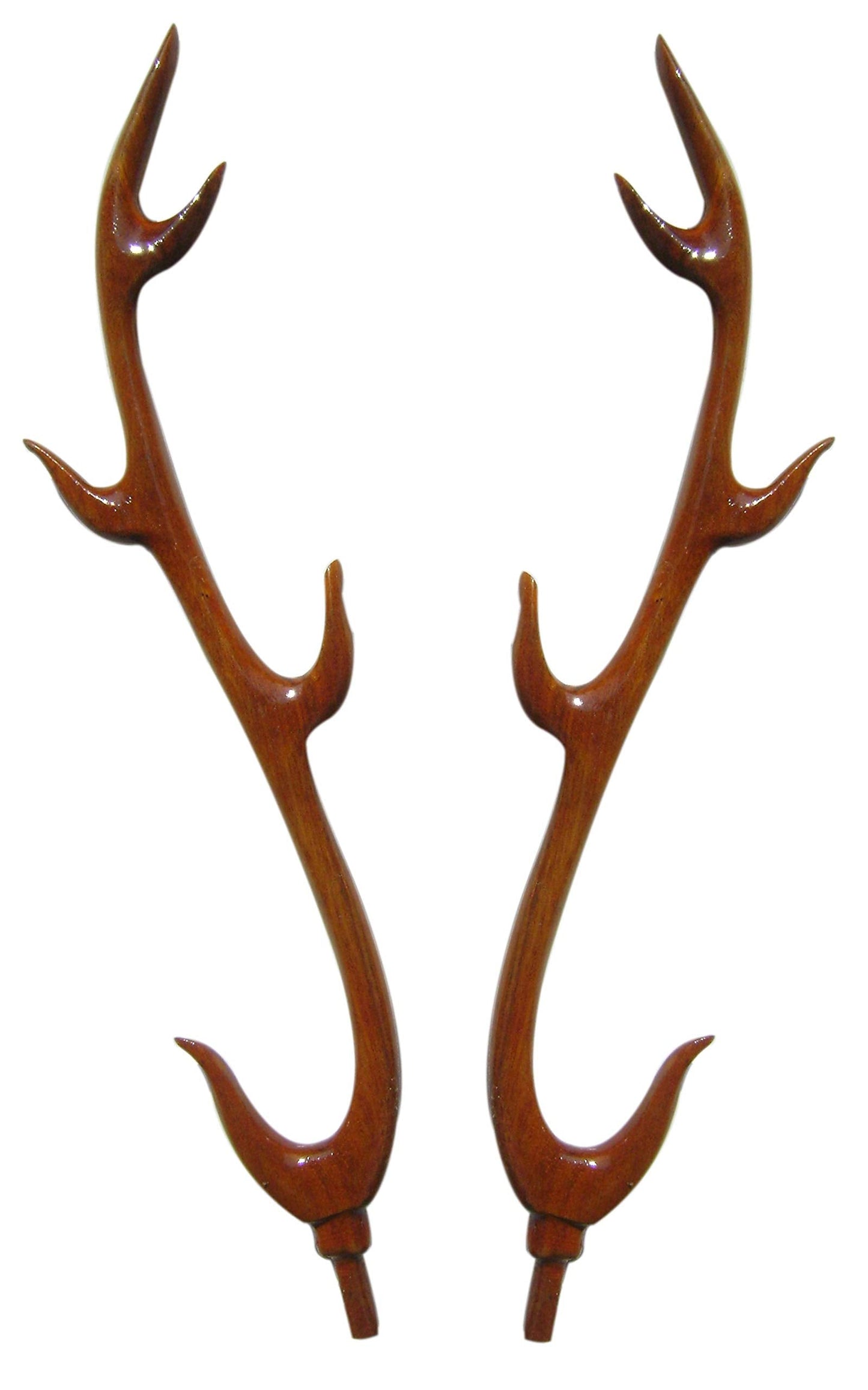 BK ART & CRAFTS Handicraft Wooden Deer Head with handicrafts Home Decor Showpiece Wall Decoration for Living Room, Bedroom and Office, Pack of 1