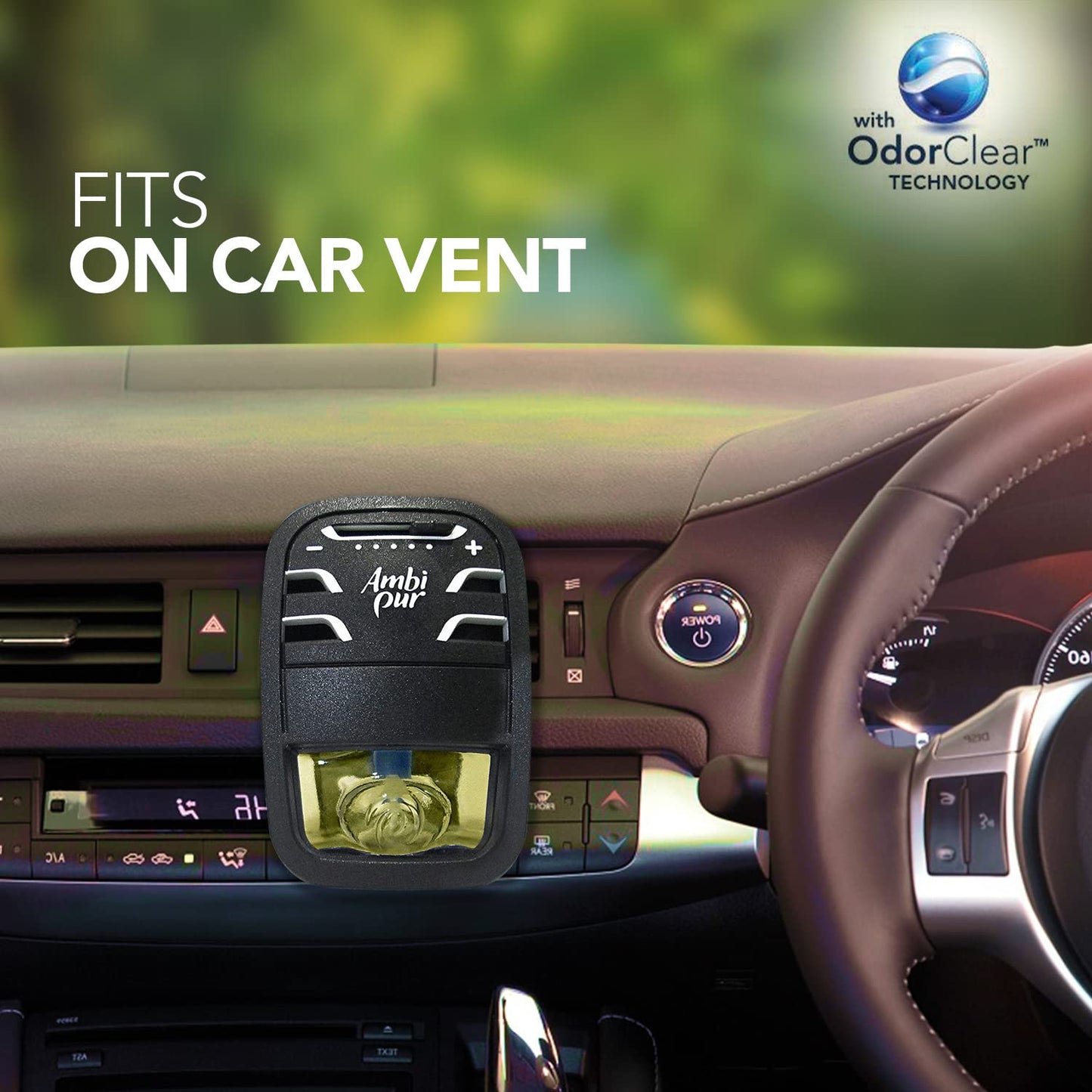 Ambi Pur Exotic Aerosol Jasmine Car Air Freshener Starter Kit (7.5 Ml)