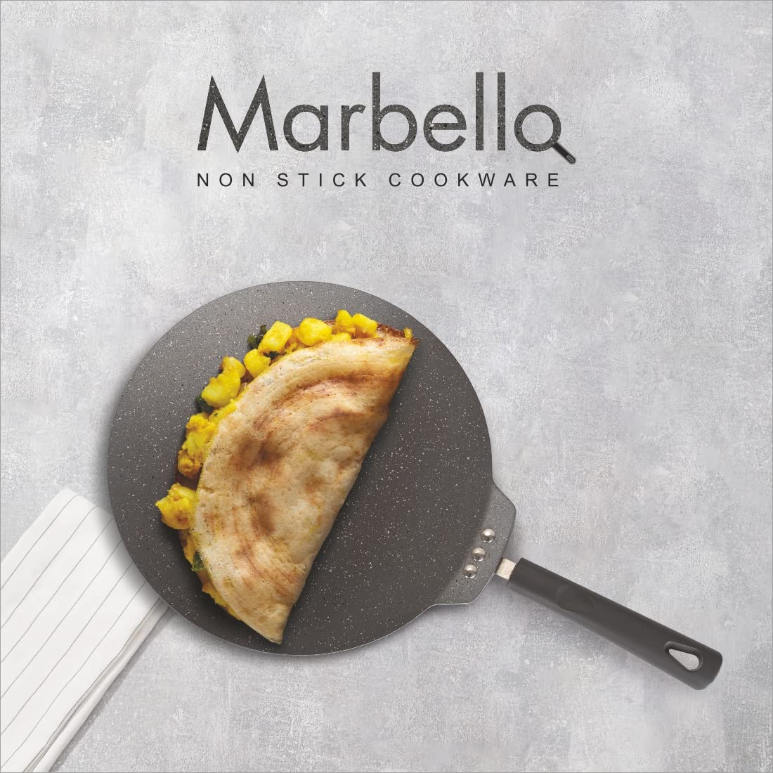 Alda Non Stick Marbello Dosa Tawa 28cm