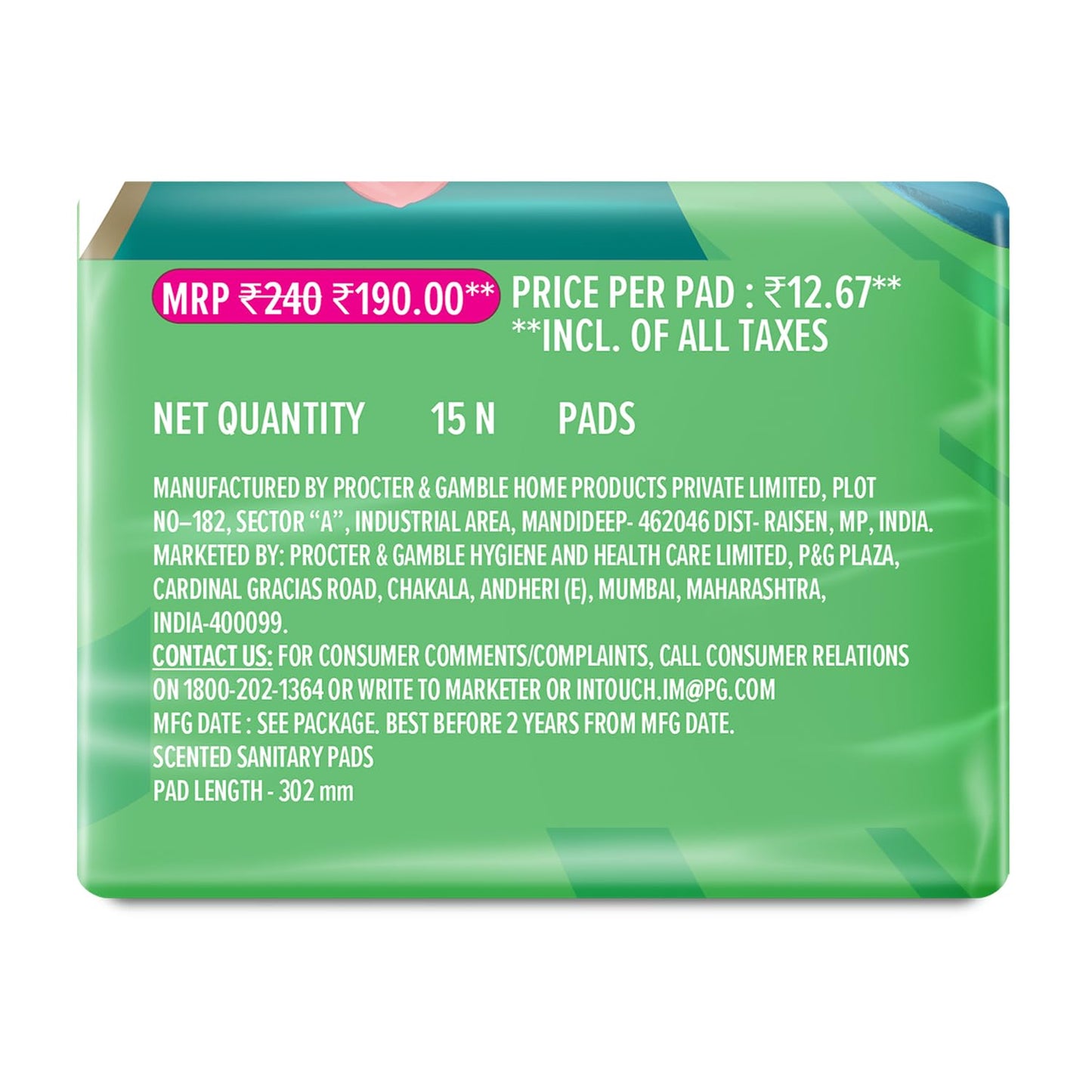 WHISPER ULTRA HYGIENE+COMFORT SANITARY PADS, 15 XL+ PADS, FOR HEAVY FLOW, LONG LASTING PROTECTION, LOCKS ODOUR & WETNESS, DRY TOP SHEET, DISPOSABLE WRAPPER